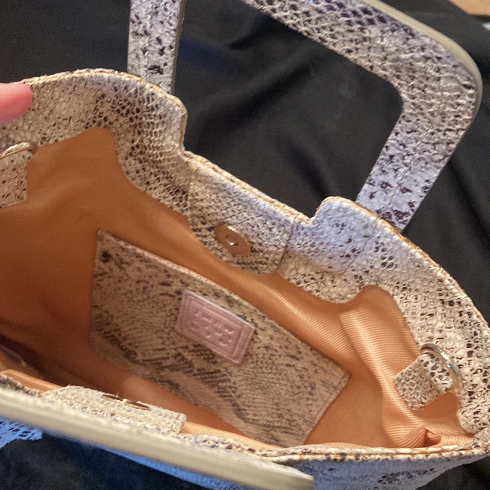 Python Snakeskin Leather Tmrw Studio Handbag. Nwot - image 5